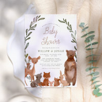 Forest Friends & Woodland Greenery Baby Shower