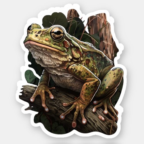 Forest Frog Sticker