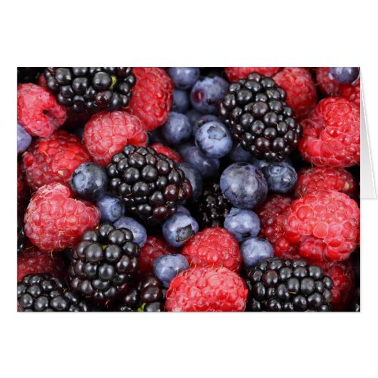 Forest Fruit Background Cards (Front Horizontal)