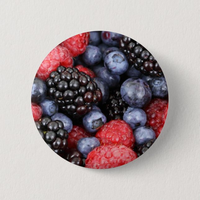 Forest Fruits Pinback Button (Front)