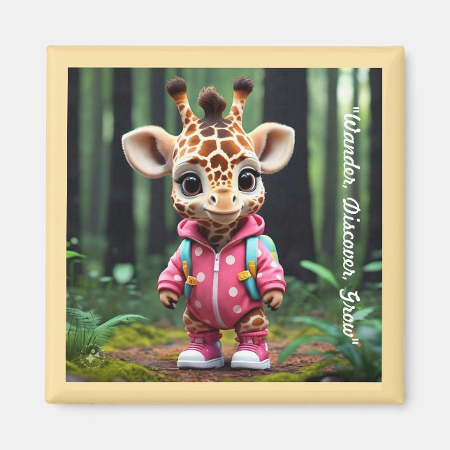 "Forest Fun with Gerald" Magnet (Front)