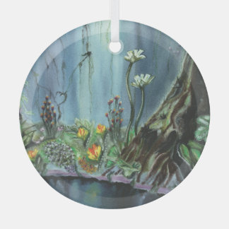 Forest Garden Glass Ornament