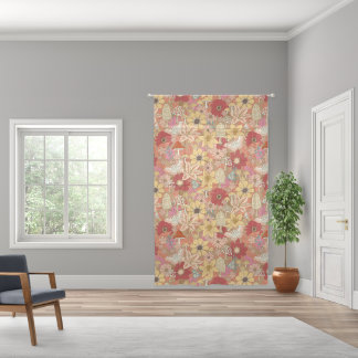 Forest garden sheer curtains
