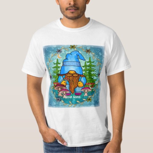 Forest Gnome custom name T_Shirt 