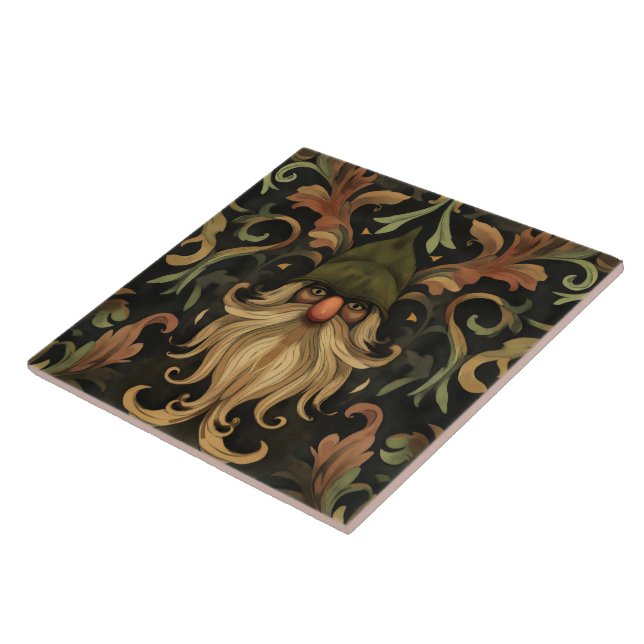 Forest gnome f54 ceramic tile (Side)