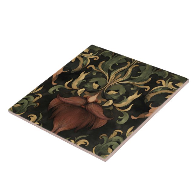 Forest gnome f58 ceramic tile (Side)
