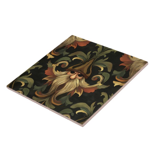 Forest gnome f65 ceramic tile (Side)