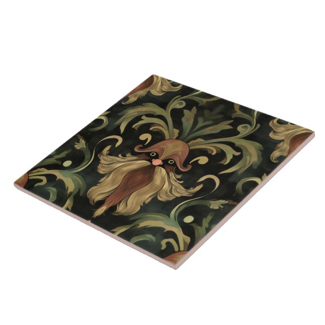 Forest gnome f68 ceramic tile (Side)