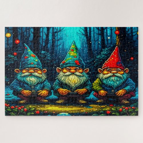 forest gnomes  jigsaw puzzle