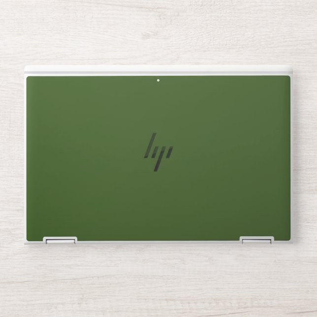 Forest Green #325513, Cactus HP Laptop Skin (Front)