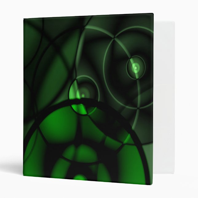 Forest Green 3 Ring Binder (Front/Inside)