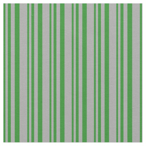 Forest Green and Dark Grey Stripes/Lines Pattern Fabric