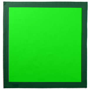 Forest Green and Lime Napkins