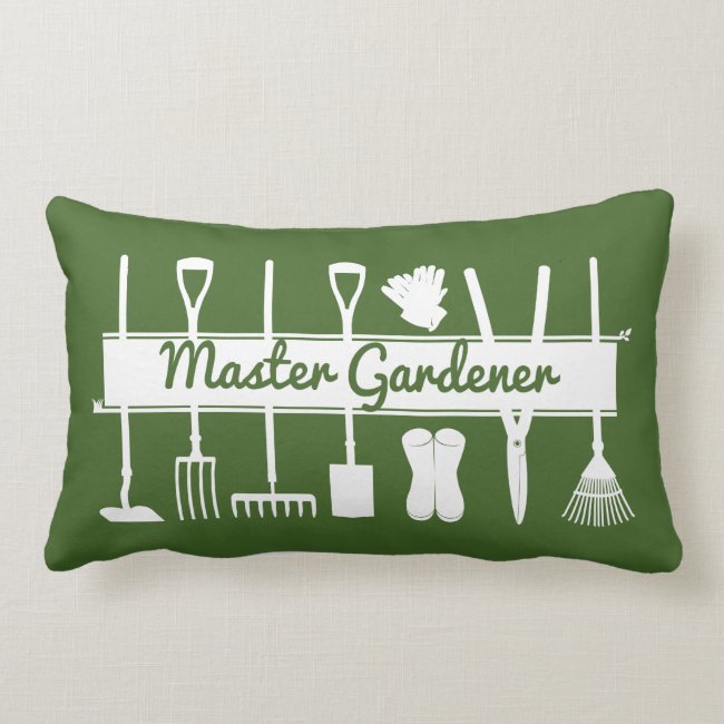 Forest Green and White Modern Master Gardener