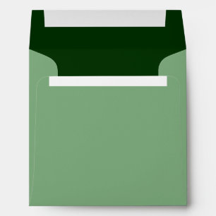 Forest Green Background Color Customize This! Envelope
