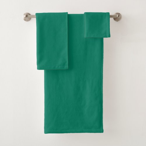 Forest Green Bath Towel Set