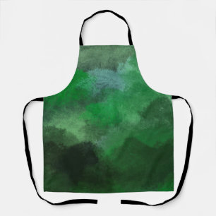 forest green beverage coaster apron