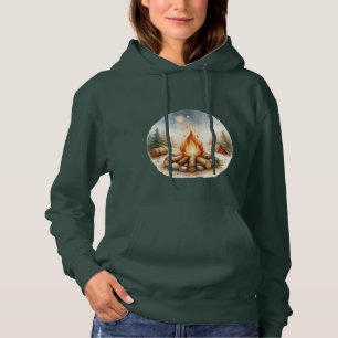 Forest Green Campfire Hoodie !