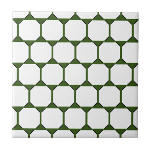 Forest Green Ceramic Tile, Small (4.25" x 4.25") Tile