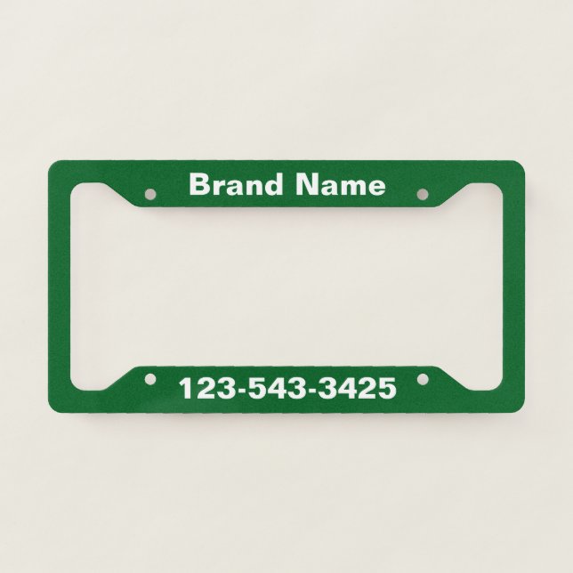 Forest Green Custom Business Template Frame (Front)