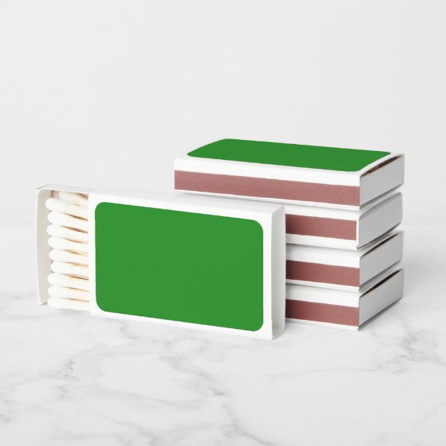 Forest Green Custom Matchbox Matchboxes (Stacked)