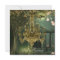 Forest Green Gold Chandelier Party Invitations