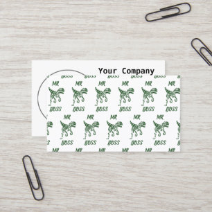 Forest Green Hunter Raptor Business Card