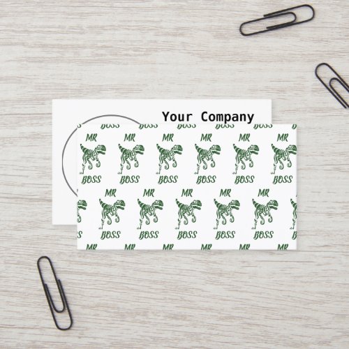 Forest Green Hunter Raptor  Business Card