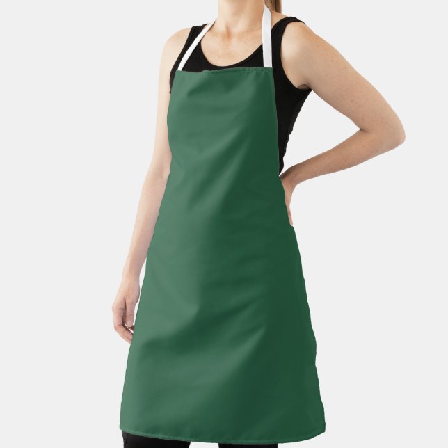 Forest Green Large Apron  (Insitu)