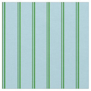 Forest Green & Light Blue Colored Pattern Fabric