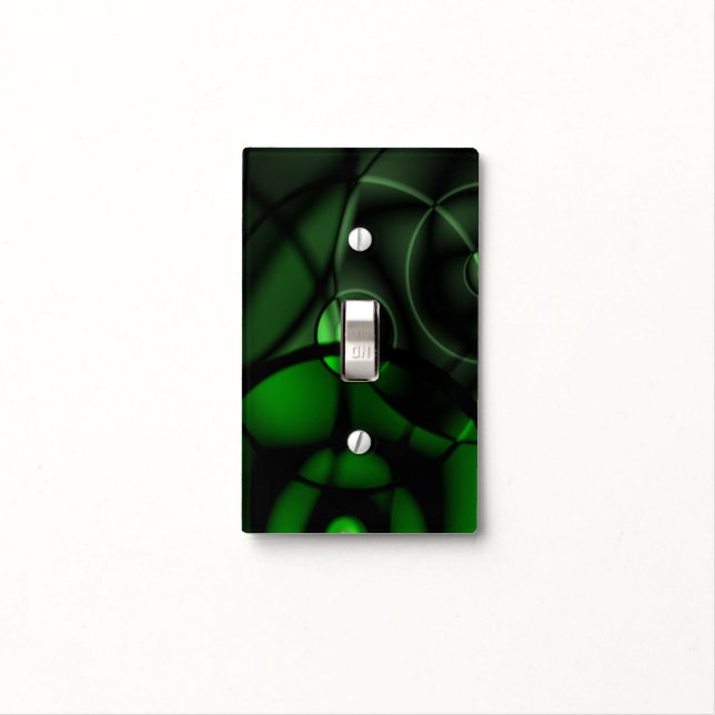 Forest Green Light Switch Cover (In Situ)