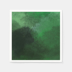 forest green napkins