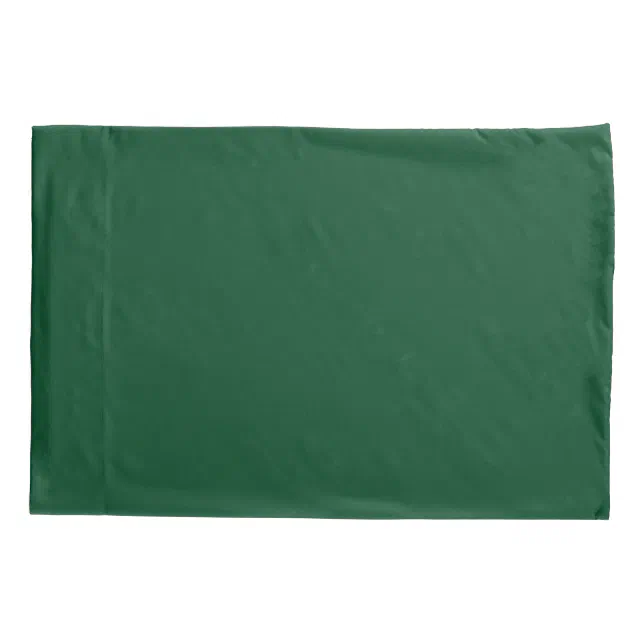 Forest Green Pillowcase Zazzle