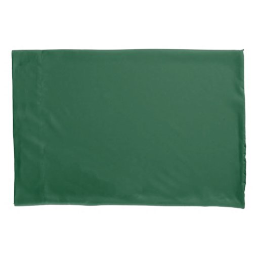 Forest Green Pillowcase | Zazzle