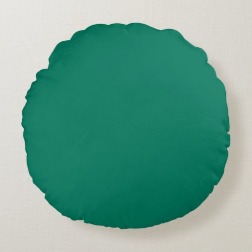 Forest Green Round Pillow