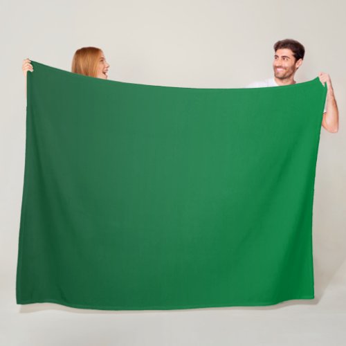 Forest Green Shades Fleece Blanket