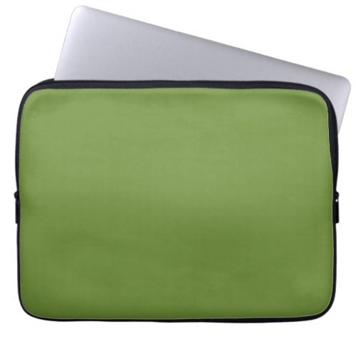 Forest Green Solid Color Plain Laptop Sleeve