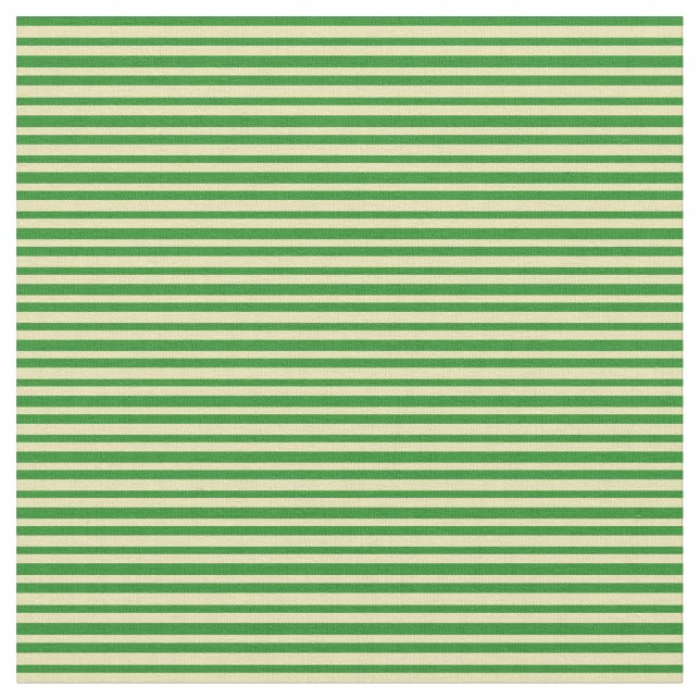 Forest Green & Tan Pattern Fabric (Close Up)