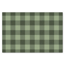 Classic bold holiday plaid and stars hunter green wrapping paper