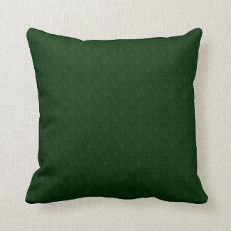 Forest Green Texture Print Pillow 16x16