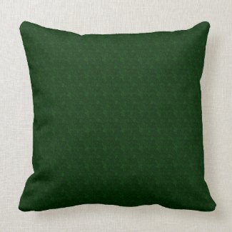 Forest Green Texture Print Pillow 20x20