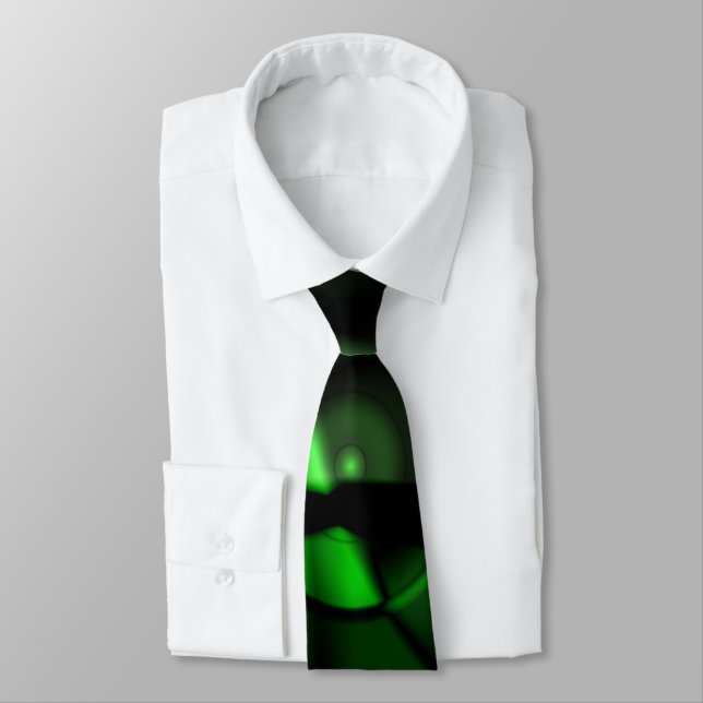 Forest Green Tie (Tied)