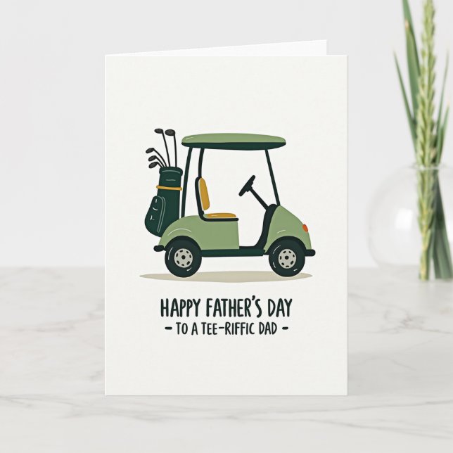 Forest Green Tools Father Card (Front)