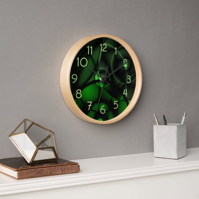 Forest Green Wall Clock (Office)