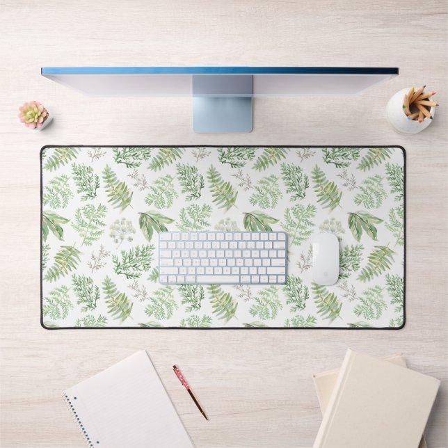 Forest Greenery Pattern Desk Mat (Office 1)