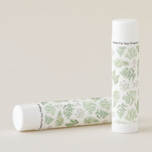 Forest Greenery Pattern Lip Balm