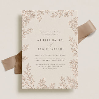 Forest Grove Wedding Invitation