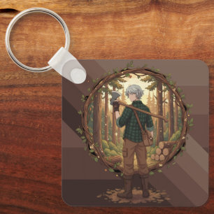 Forest Guardian Anime Keychain