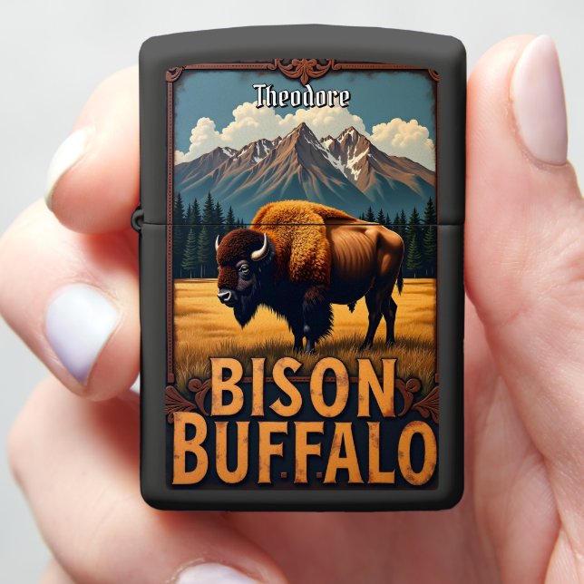 Forest Guardian Zippo Lighter (In Hand)