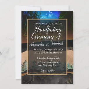 Forest Handfasting Invitation